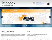 Tablet Screenshot of itnobody.com